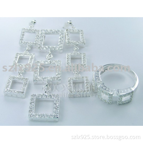 GS0028 925 silver jewelry sets
